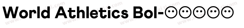 World Athletics Bol字体转换